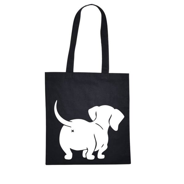 Teckel tas achterkant