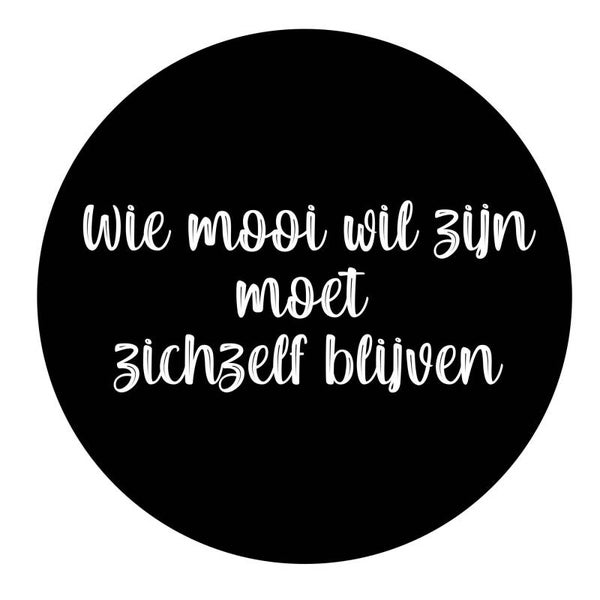 Wie mooi wil zijn