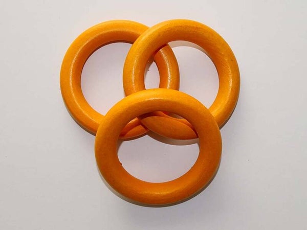 3 Stk. Holzringe - 06