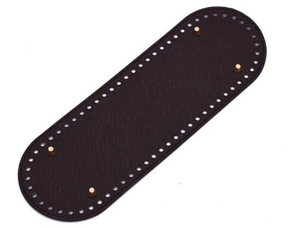 Taschenboden 30x10 cm - Dunkelbraun