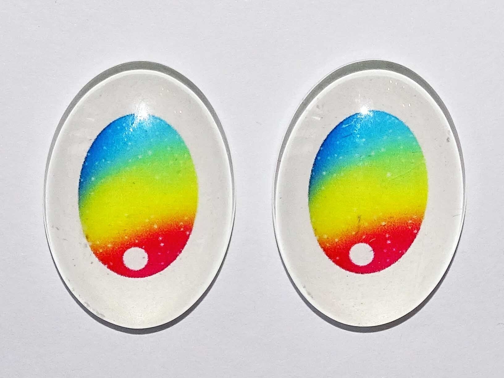 Ovale Glasaugen - Farbe 12