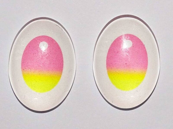 Ovale Glasaugen - Farbe 13