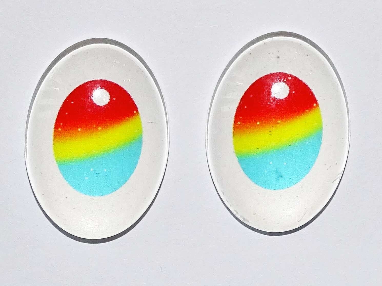Ovale Glasaugen - Farbe 14