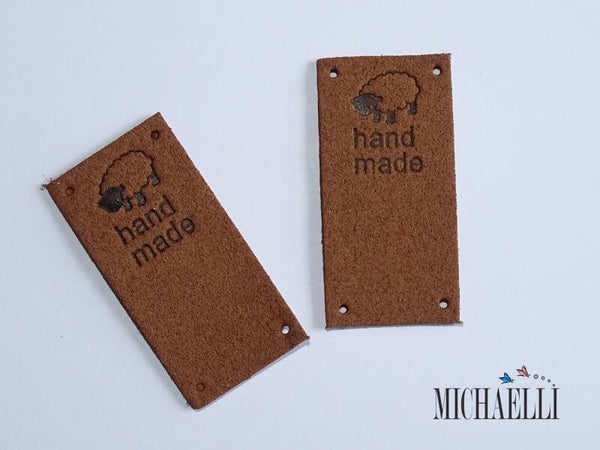 1 Stk. PU-Lederetikette - 37