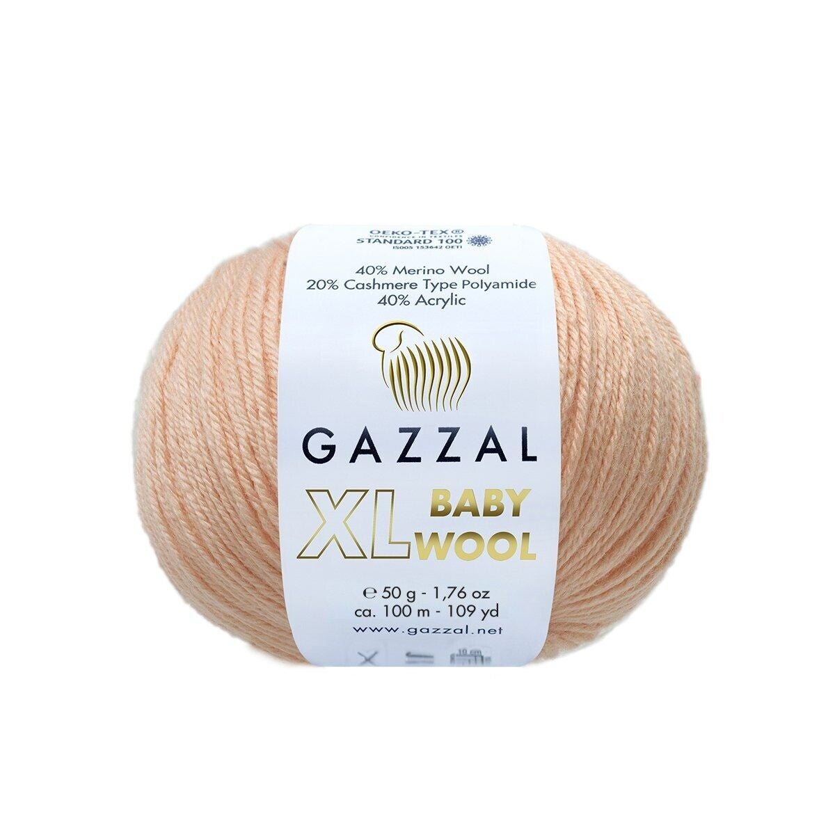 Gazzal Baby Wool XL - Farbe 834XL