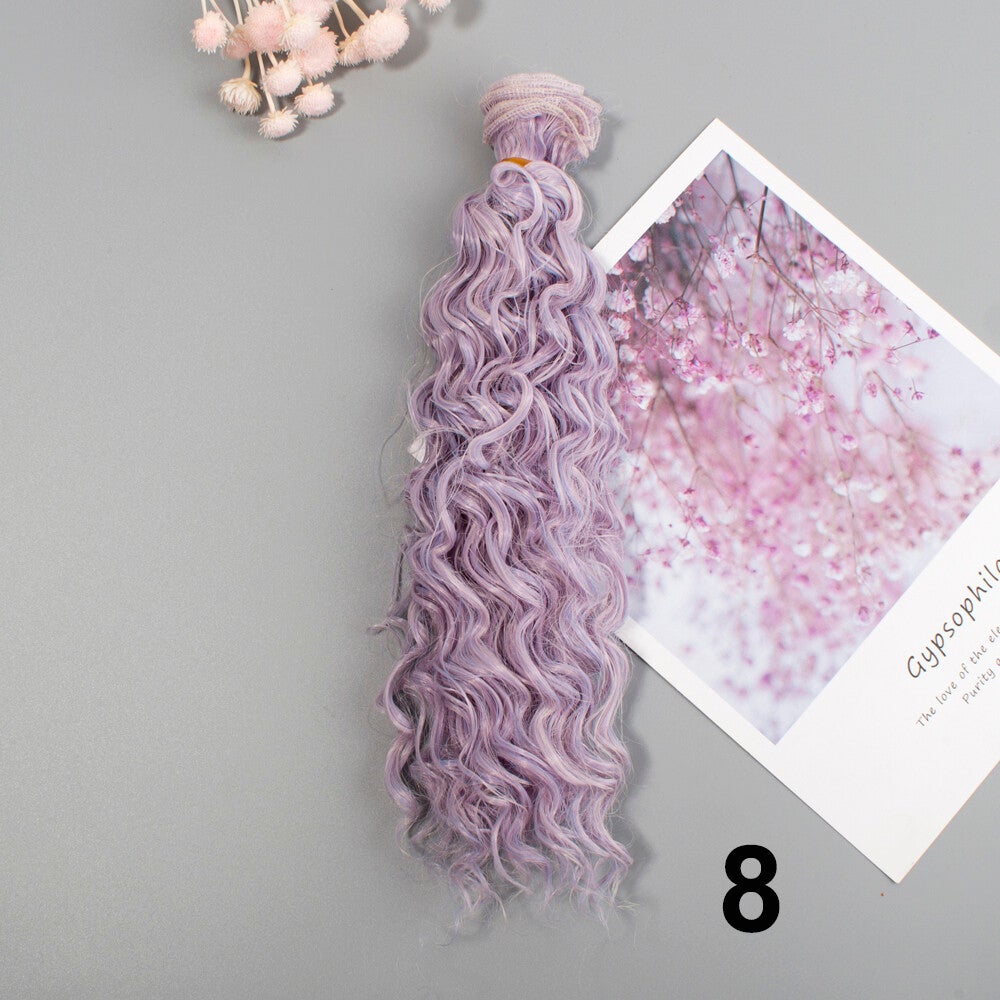 Lockige Haare 25x100 cm - Farbe L-08