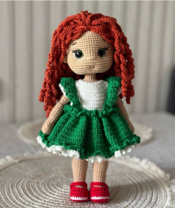 Häkelanleitung als PDF - Puppe Astrid - Deutsch