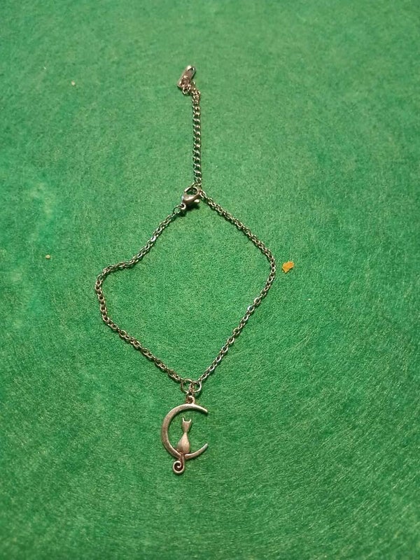 Bracelet simple chat luné