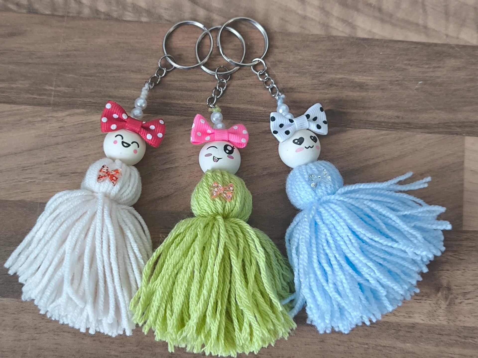 Schlüsselanhänger „Happy Tassel Girls“