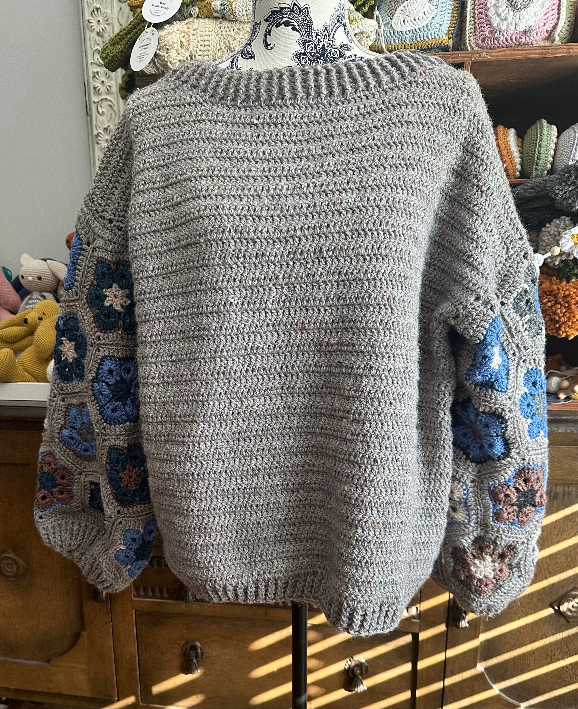 African Flower Sweater