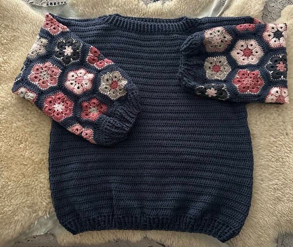 African Flower Sweater