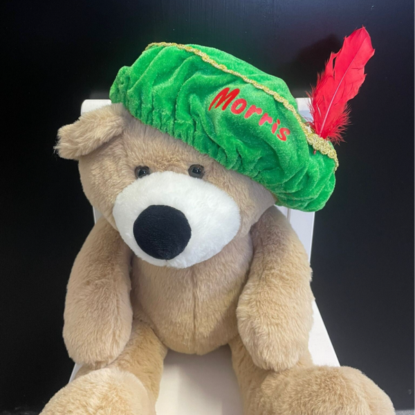 Pieten muts met naam - Groen