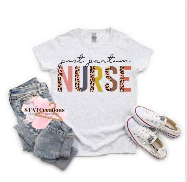 Postpartum nurse basic tee