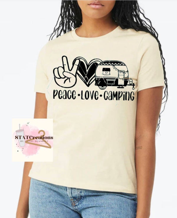 Peace Love Camping tee