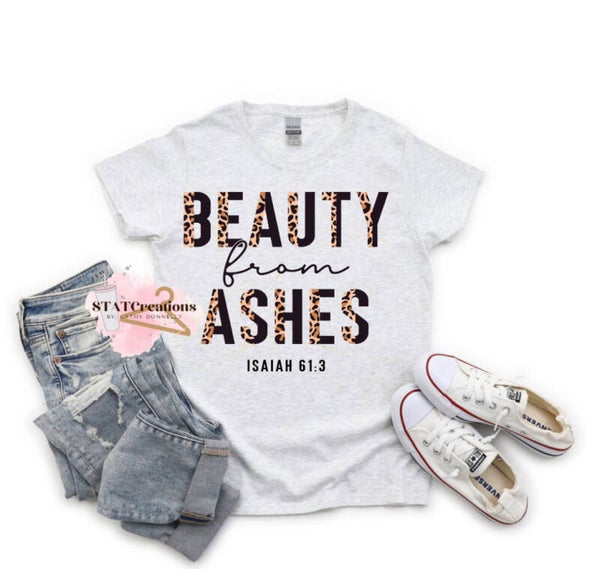 Beauty from ashes basic tee
