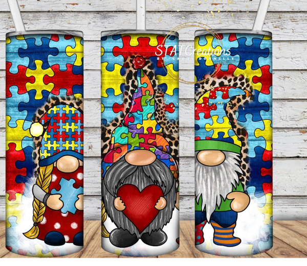 Autism gnome tumbler