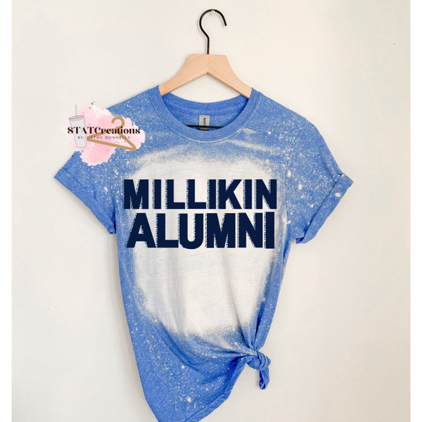 Millikin Alumni bleached tee