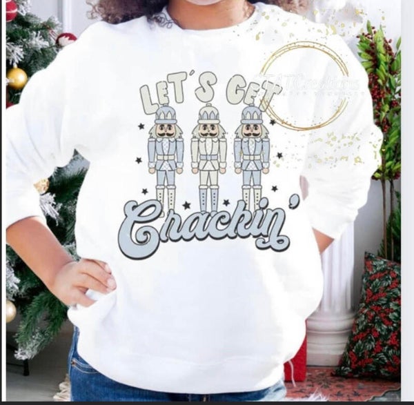 Let's get crackin crewneck