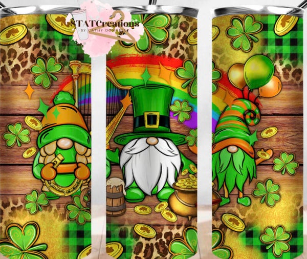 St. Patrick’s gnome tumbler