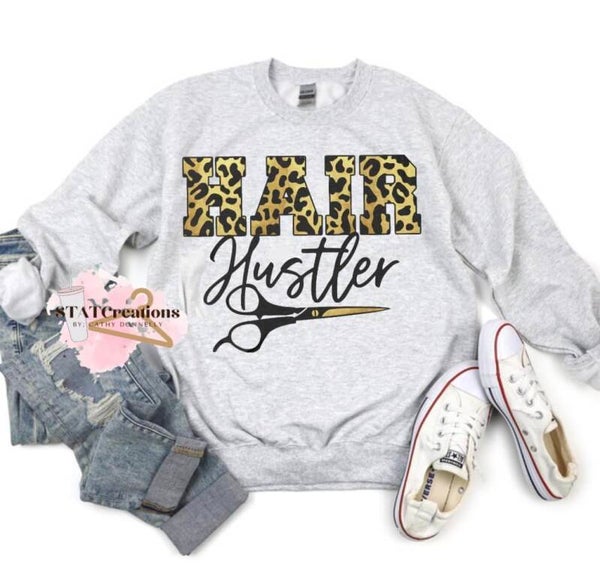Hair hustler crewneck