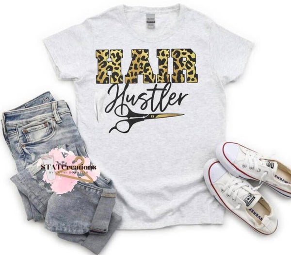 Hair hustler basic tee