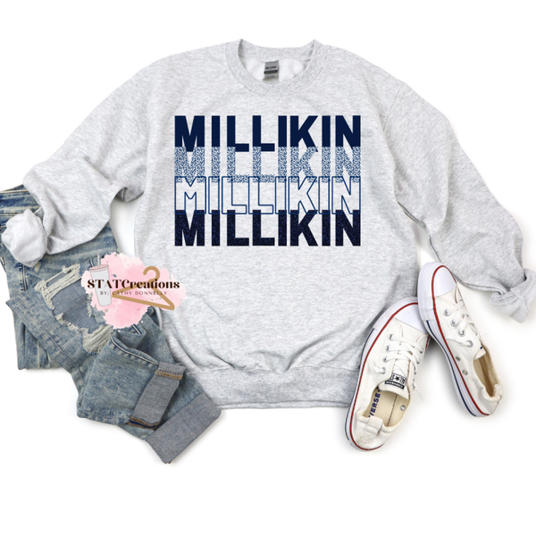 Millikin stacked basic crewneck