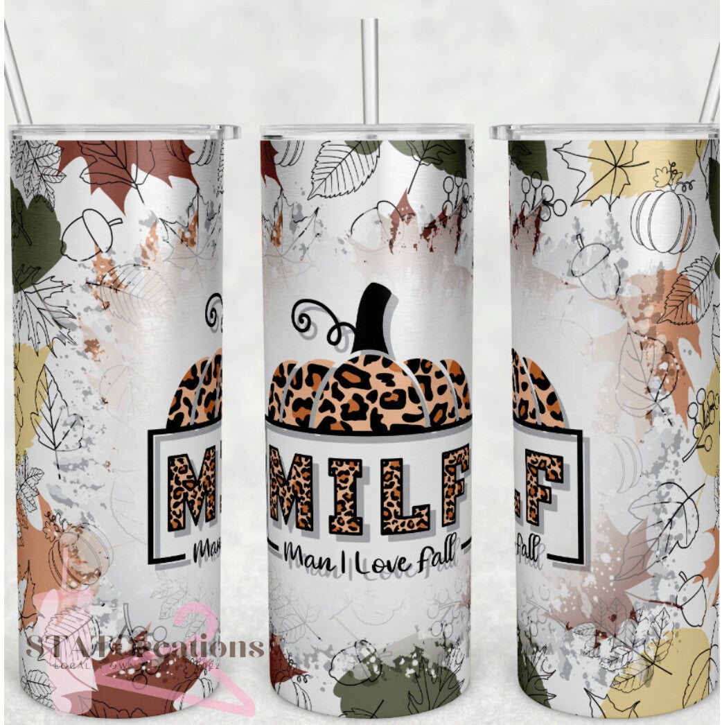 MILF fall tumbler