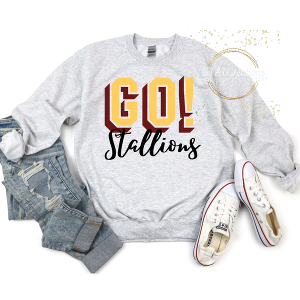 GO Stallions crewneck