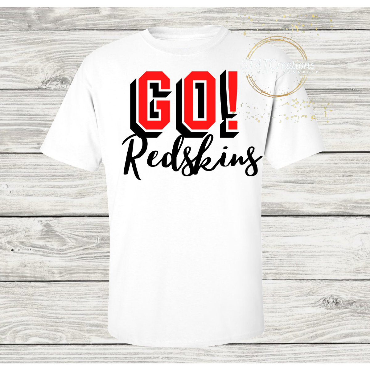 GO Redskins plain tee