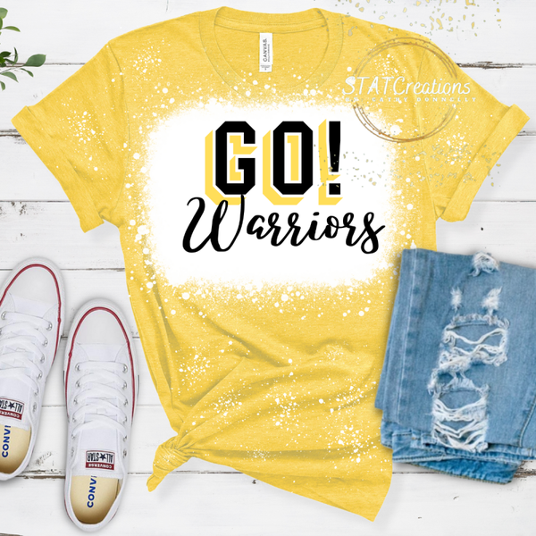 GO Warriors bleached tee