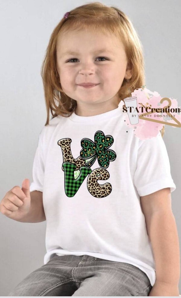Love St. Patrick's day YOUTH tee