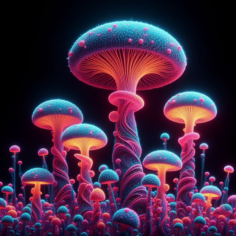 "Psilocybin Cubensis mushrooms - Nature's sacred gift for enlightenment and connection."