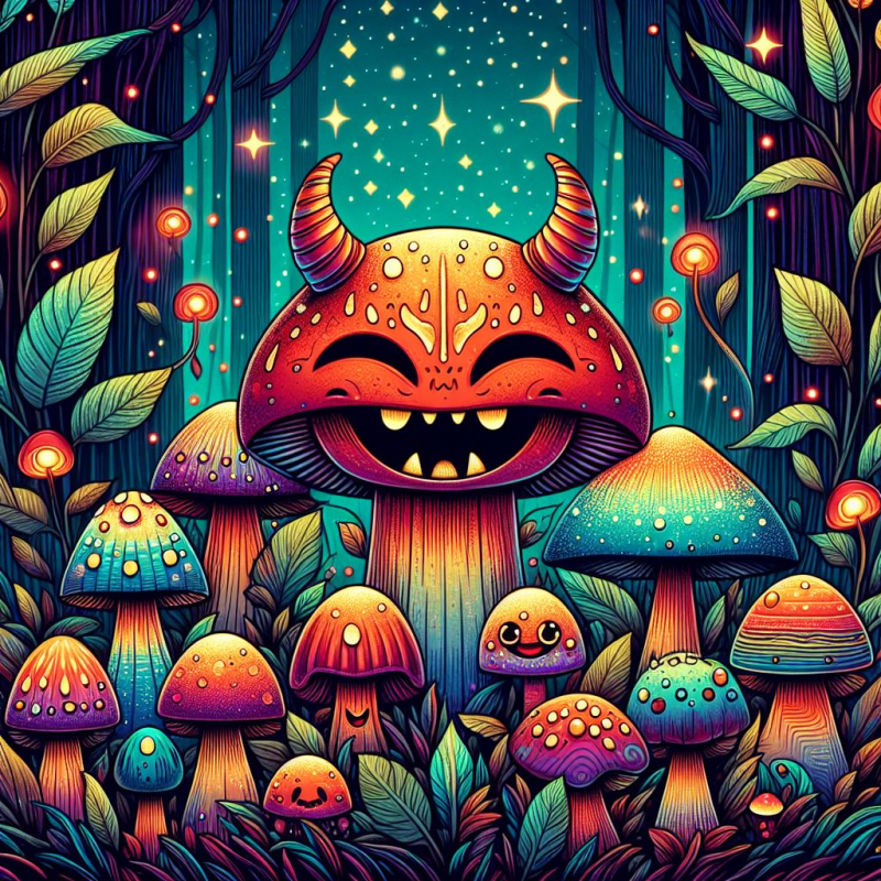 "Psilocybin Cubensis mushrooms - Nature's sacred gift for enlightenment and connection."