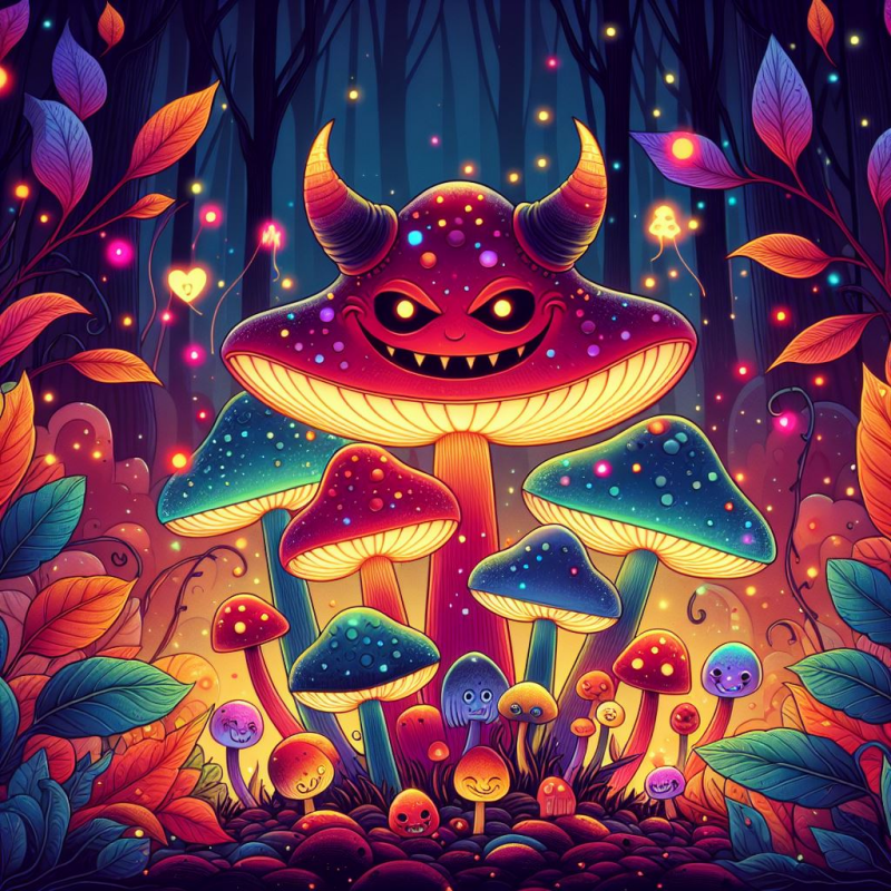 "Psilocybin Cubensis mushrooms - Nature's sacred gift for enlightenment and connection."