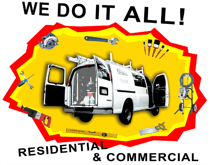 Aproserv Graphic Design Image Van and Tools We Do It All