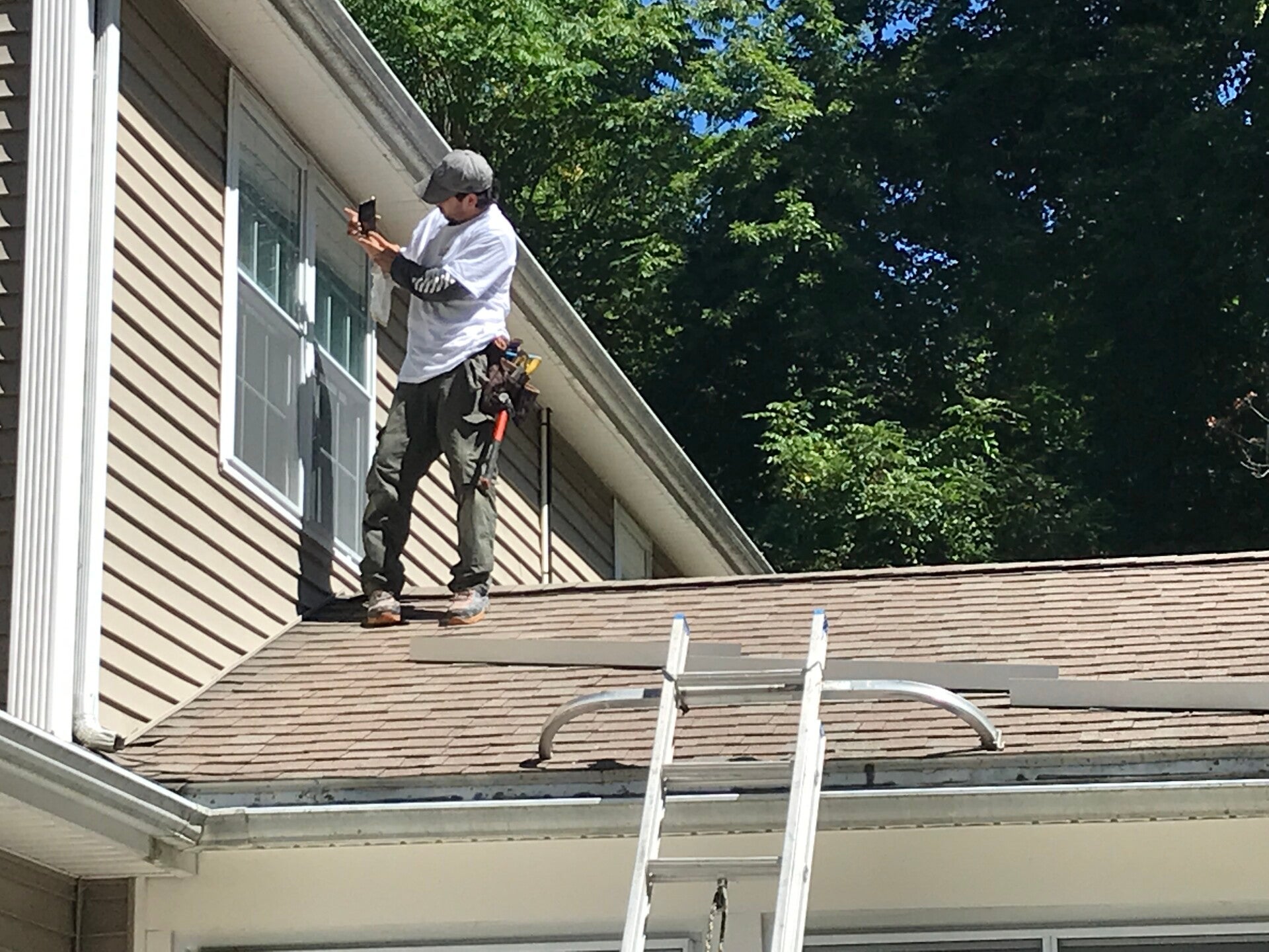 Roofing Rain Diverter Siding Repairs