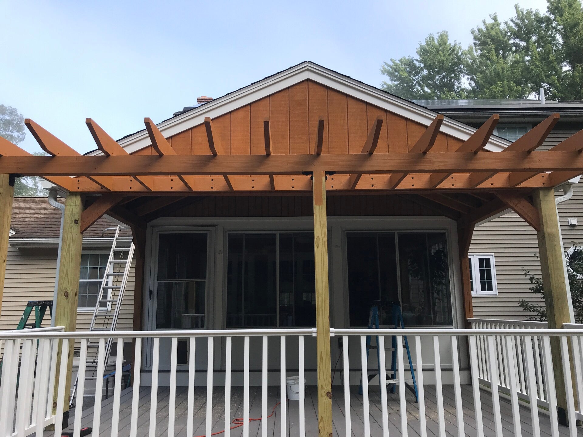 Pergola Custom Build Chelmsford Massachusetts