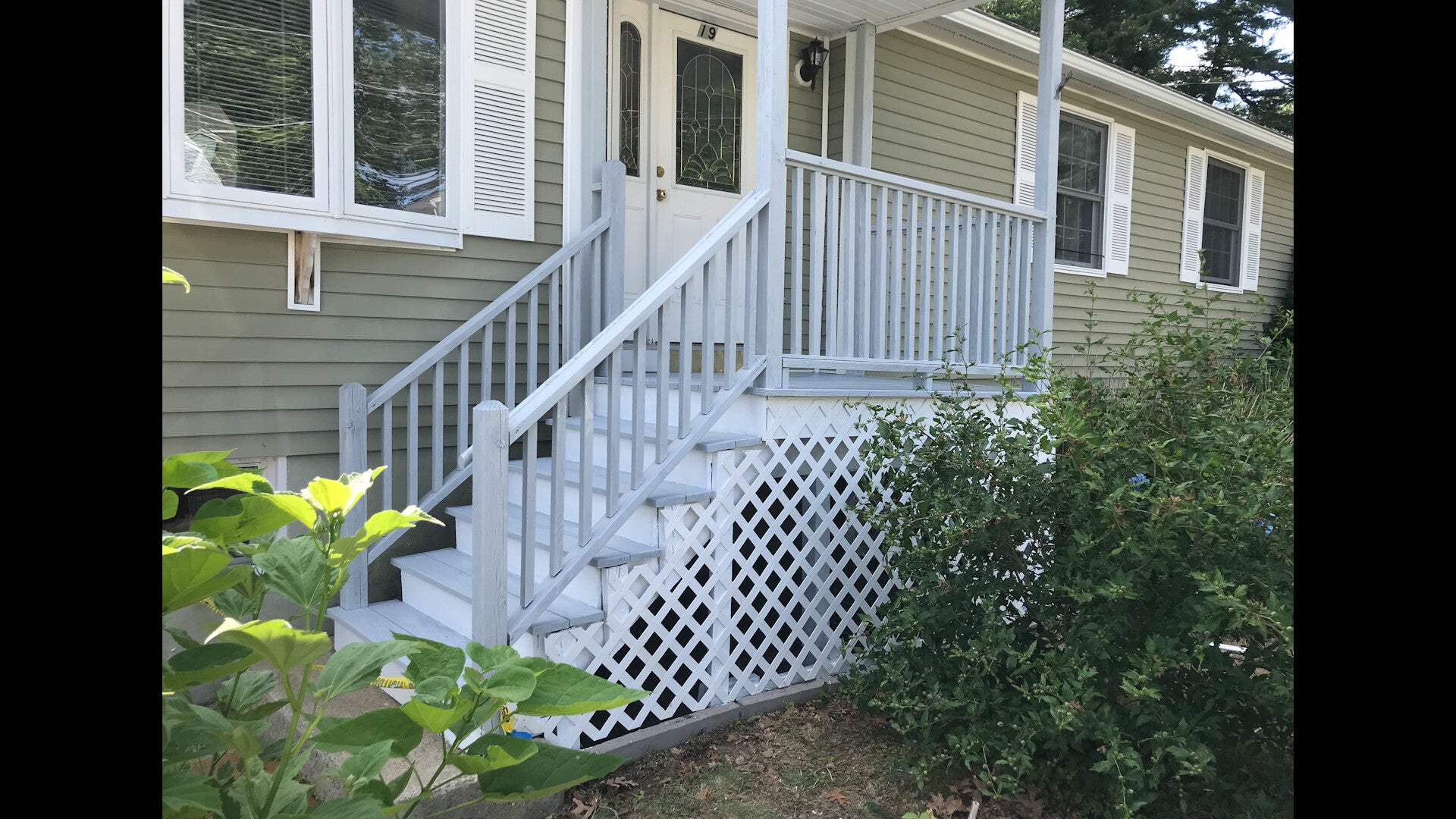 Steps Porch Refinishing Painting Pressure Washing