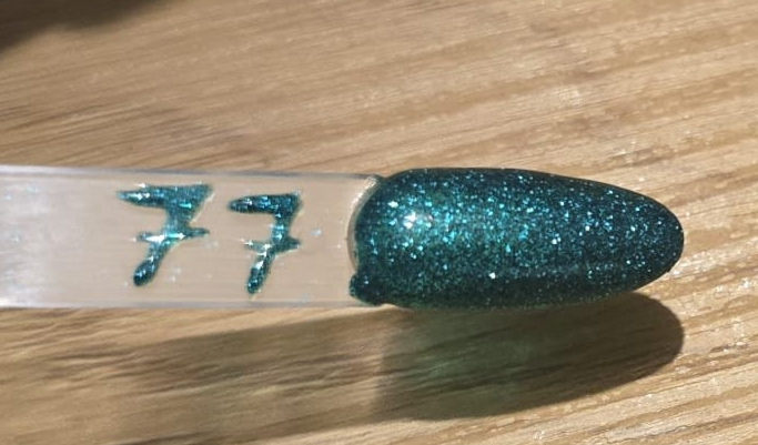 UV Effektgel Glittergel Türkis