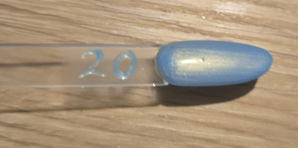 UV Gel Golden Collection Light Skyblue