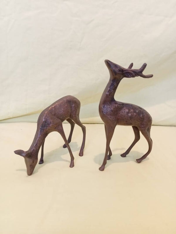 Brass deers