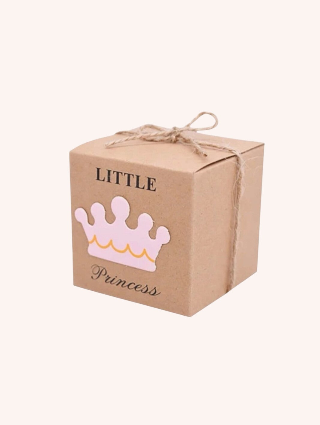 Cadeaudoosje little princess 5 x 5 x 5 cm