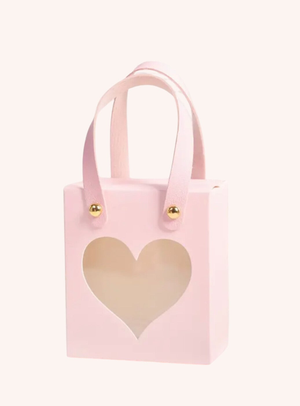 Cadeautasje sweet heart roze 10 x 5 x 8.5 cm