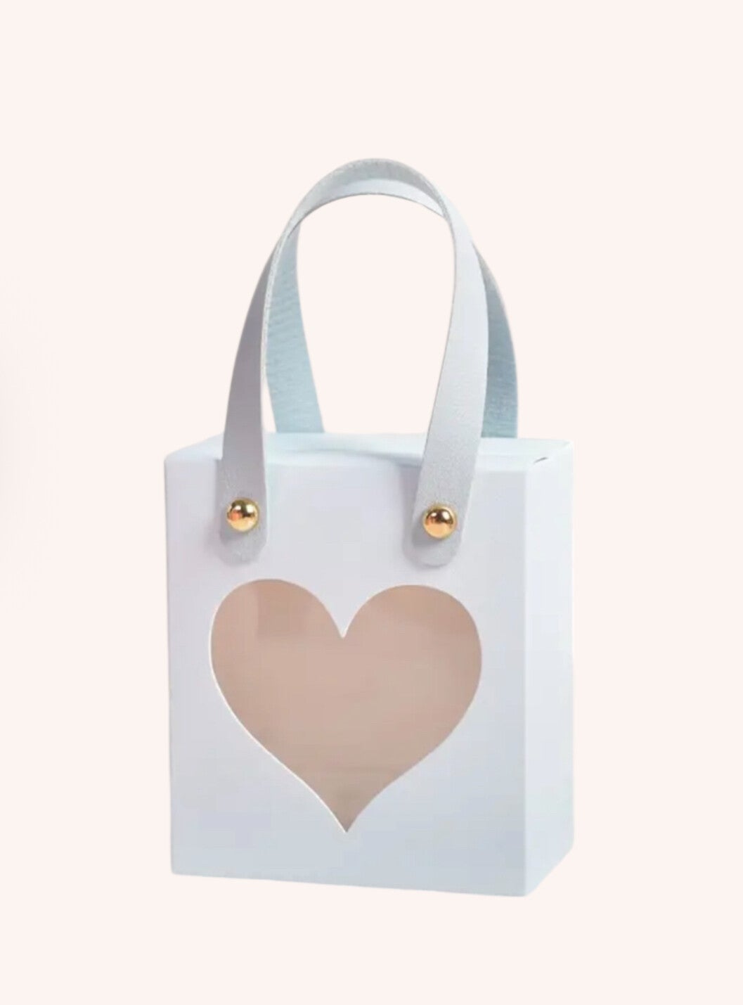 Cadeautasje sweet heart licht blauw 10 x 5 x 8.5 cm