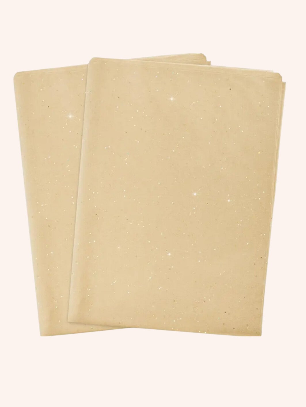 Inpakpapier goud glitter 50 x 35 cm