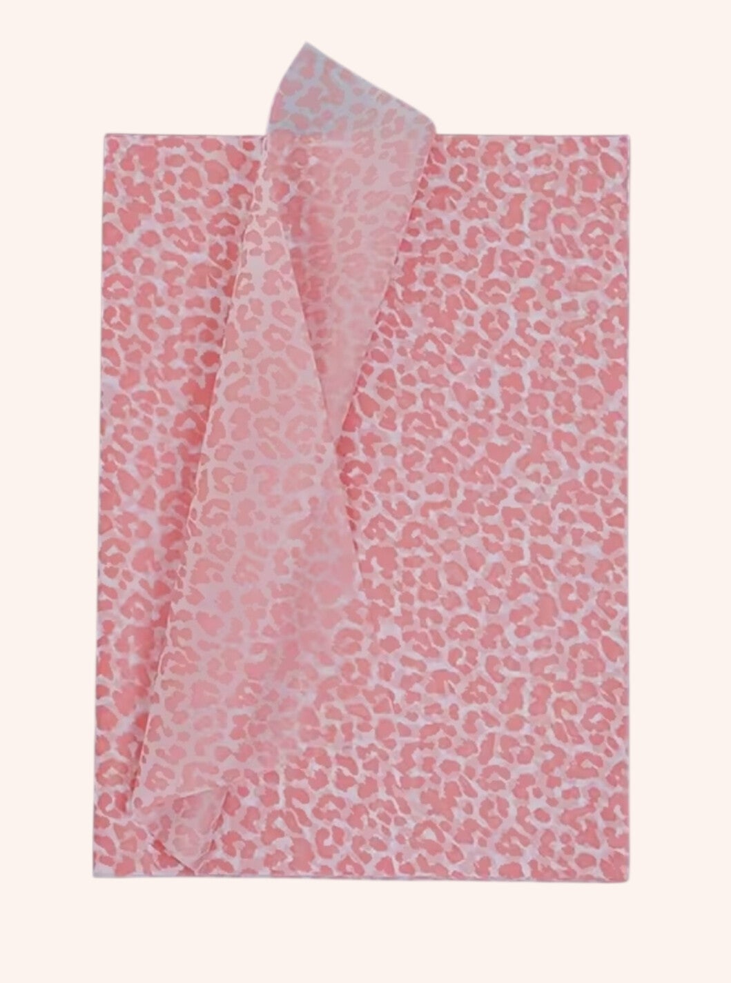 Inpakpapier luipaard roze 50 x 35 cm