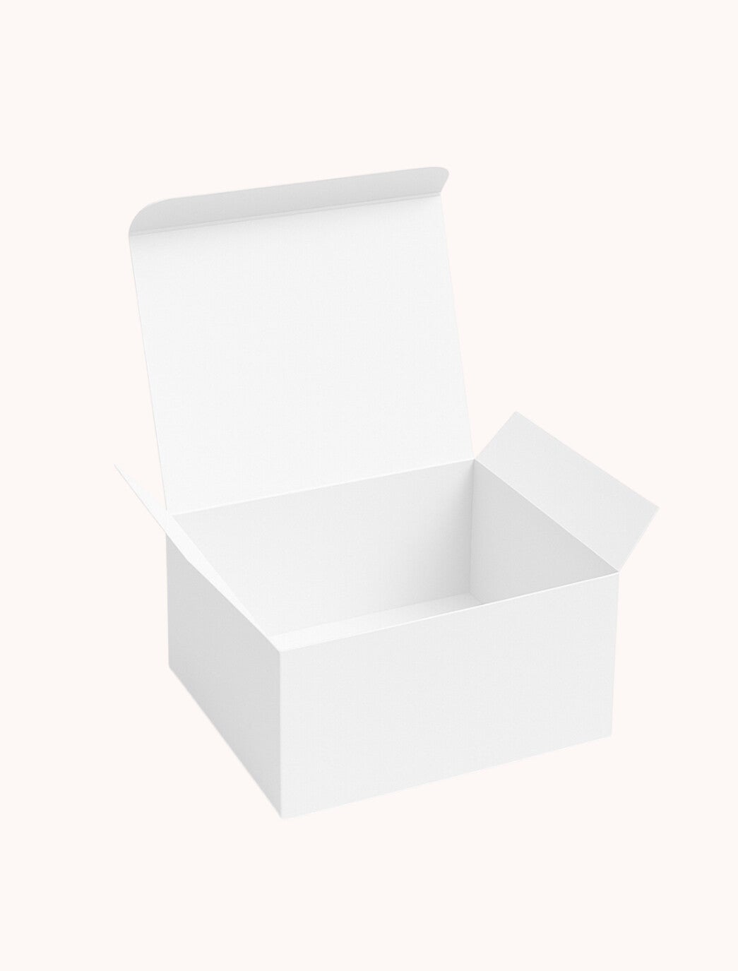 Cadeaubox wit met deksel 20 x 10 x 20 cm