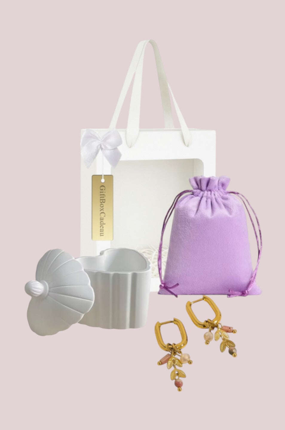 Style to Go oorbellen giftset peachy paradise