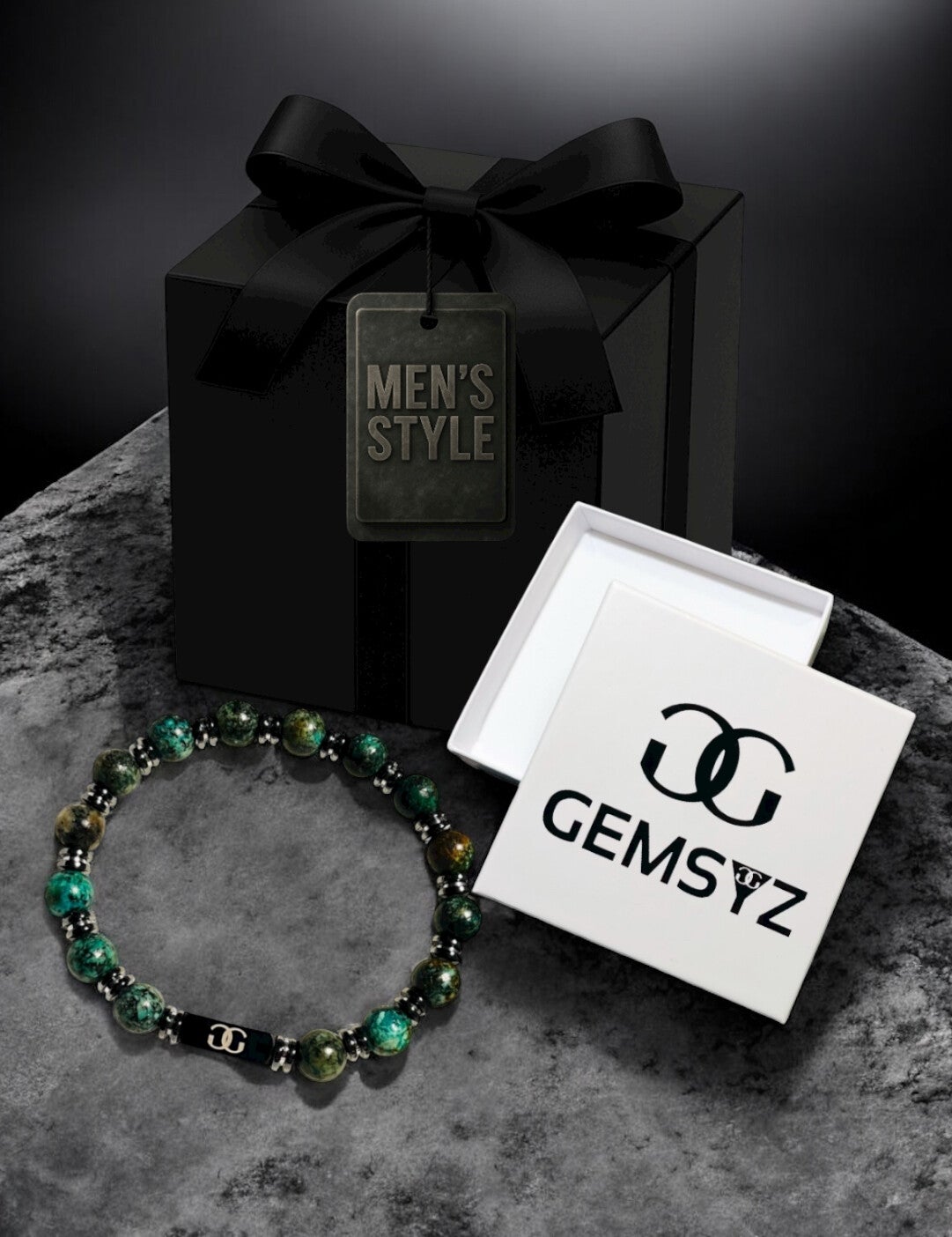 Herenarmband Giftset African Turquoise