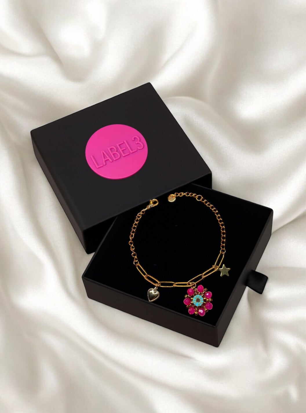 LABEL3 Armband Amora Bloom Pink